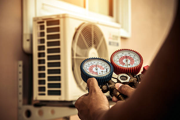 Professional Air Conditioning Service technician working in Ashburn, GA